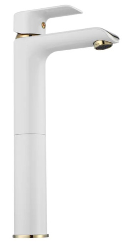 Смеситель для умывальника Rea Bloom White Gold B9931