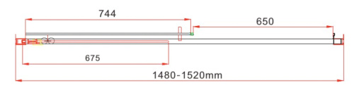 Душевая дверь Vincea Garda VDS-1G150CL
