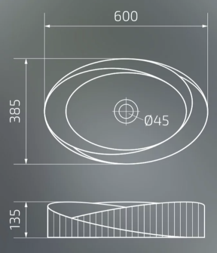 Умывальник Gid Bm888
