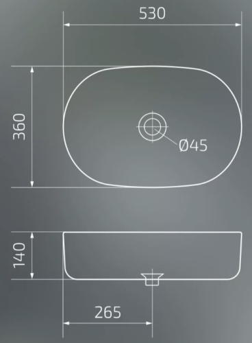 Умывальник Gid N9028