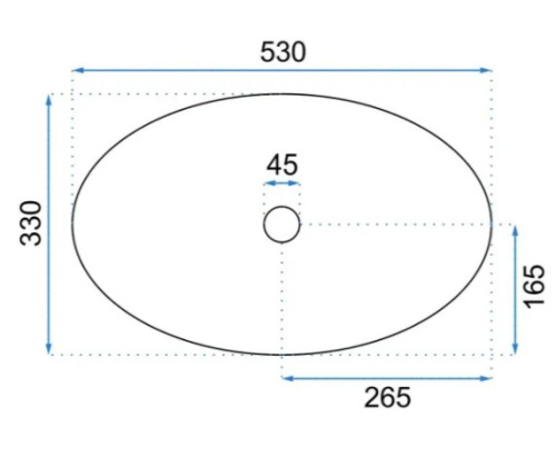 Умывальник Rea Pamela Shiny Aiax Marmur U9685