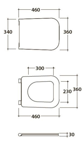 Сиденье с системой soft close Globo Stone ST022BO