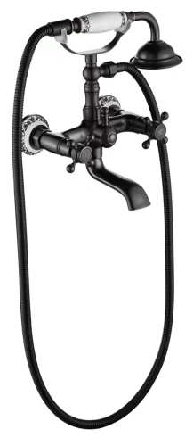 Смеситель для ванны Rea Rustico black matt B0701