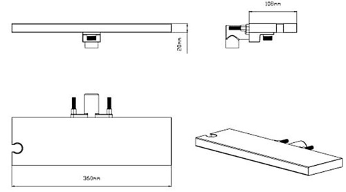 Душевая система Vincea Inspire VSFW-3I22MT3RGM