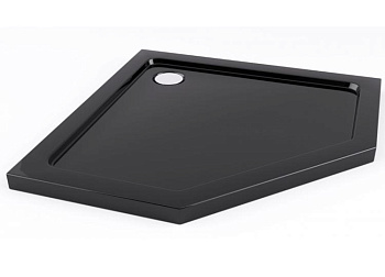 Душевой поддон Rea Diamond Black 90x90 K8543