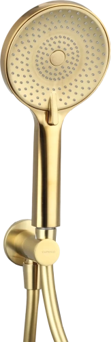 Ручной душ со шлангом и штуцером-держателем Caprigo 98-522-brg