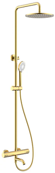 Душевая система Nemo Round NM-9012BG brush gold