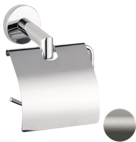 Бумагодержатель Remer Guest GS60NPO, никель матовый брашированный