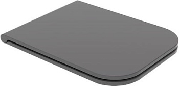 Крышка с сиденьем GSG Ceramic Design Brio BRCOPRSLTICR021 пепел