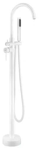 Смеситель для ванны Rea Lungo white B7494