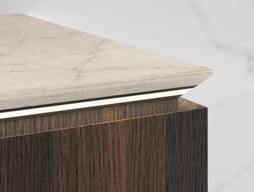 Тумба подвесная Vincea Luxe VMC-4LX140WN натуральный орех