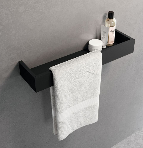 Полка с полотенцедержателем 45 см Novellini Frame R90AKFMPS45-H