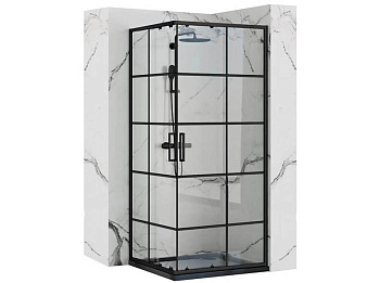 Душевой уголок Rea Concept Black 80x100 K6389