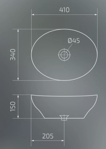 Умывальник Gid Mnc331