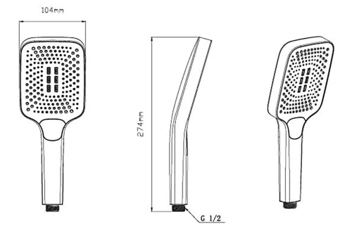 Душевая система Vincea VSFW-432T1CH