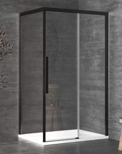 Душевой уголок Kolpa-San Libra DW 100X90-R black transparent 518430