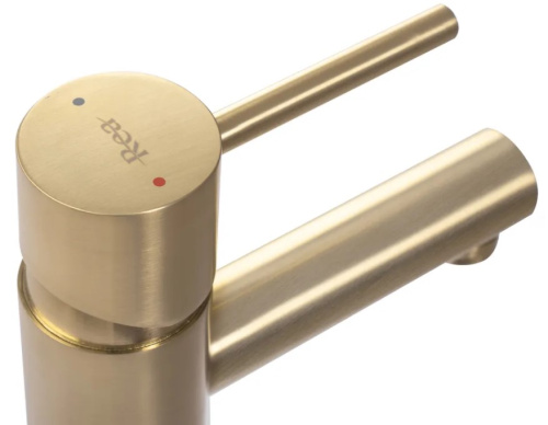 Смеситель для умывальника Rea Tess Gold matt B5661