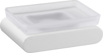 Мыльница Remer Lounge LN10BO, белый матовый