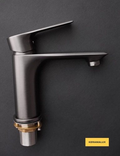 Смеситель для умывальника Vivi Felice 8030 G Gun Metal