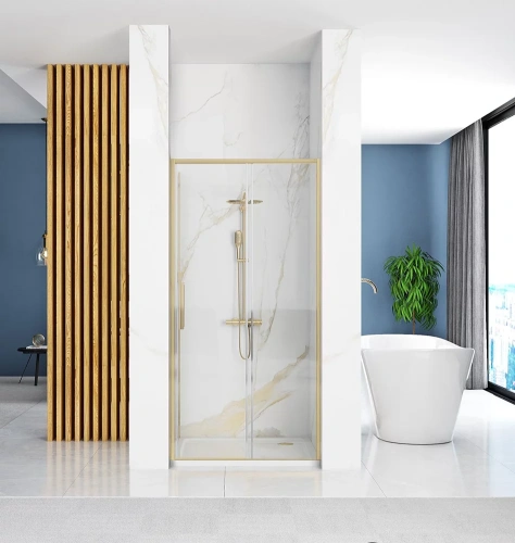 Душевая дверь Rea Rapid Slide gold matt 110 K4708