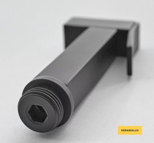 Лейка CeramaLux KBL/001 черный матовый