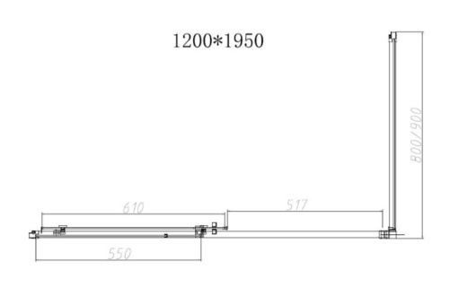 Душевой уголок Vincea Slim-N VSR-4SN9012CLG