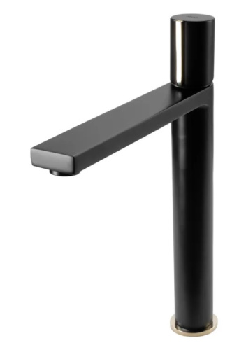 Смеситель для умывальника Rea Icon Black matt B5681