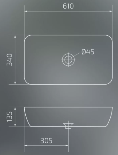 Умывальник Gid N9217