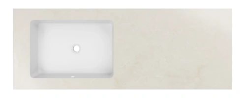 Столешница с интегрированной раковиной Vincea VWTB-4LX140QBG-L