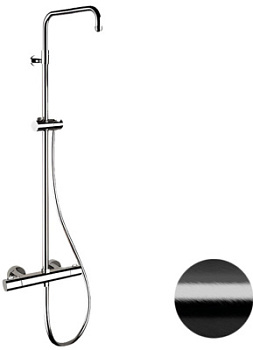 Душевая система Remer Elegance EQ32ASSDCFP, черный брашированный хром
