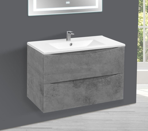 Тумба подвесная Vincea Mia 800 Beton VMC-2MC800BT