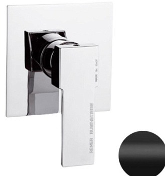 Смеситель для душа Remer Qubika Q30NO, черный матовый