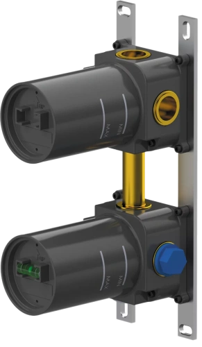 Скрытая часть вертикальная на 3 выхода Remer WBOX93