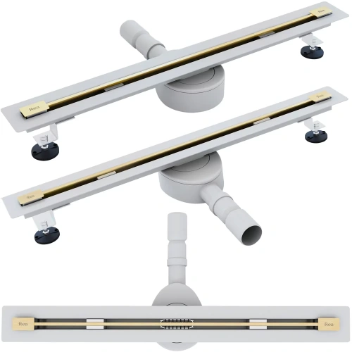 Душевой трап Rea Neo Ultra Slim Pro gold matt 800 G9805