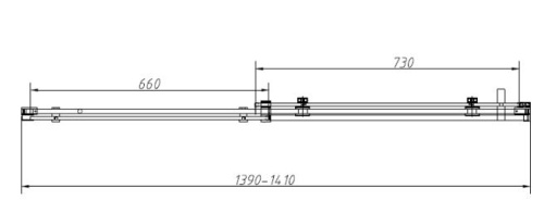 Душевой уголок Vincea Como-N VSR-4CN1014CLB
