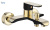 Смеситель для ванны Rea Bloom Black Gold B9939