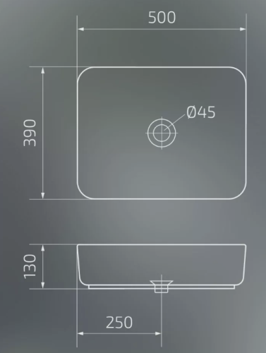Умывальник Gid Mnc190