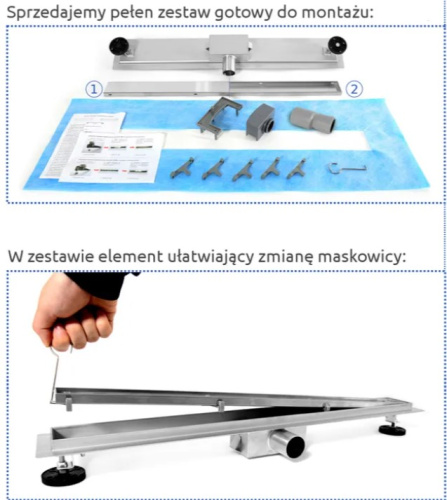 Трап для душа Rea Neo&Pure 500 N G0090