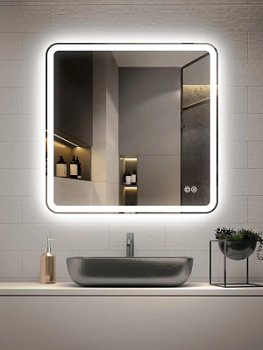 Зеркало Vincea LED VLM-3VC8008-2 800х800