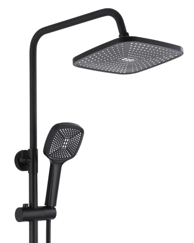 Душевая система Rea Argus black P2389