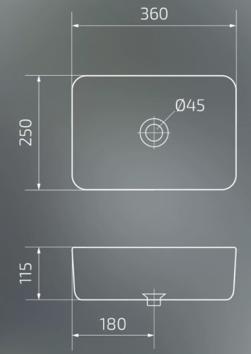 Умывальник Gid N1334