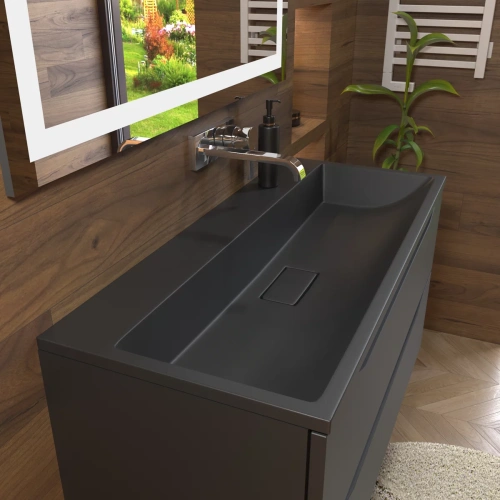 Умывальник Versalia Absolute 100 black