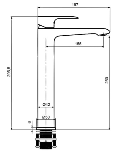 Смеситель для умывальника Ahti Ivalo IL202001
