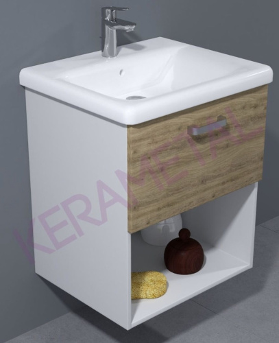 Тумба подвесная Kolpa-san Evelin OUE II 55 Gray oak 562070