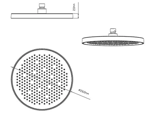 Душевая система Vincea VSFW-4212CH