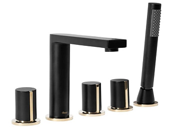 Смеситель для ванны Rea Icon Black matt B3622