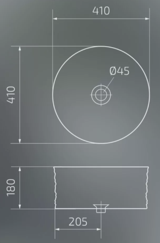 Умывальник Gid W969