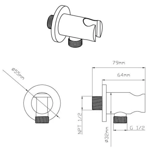 Душевая система Vincea VSFW-4212CH