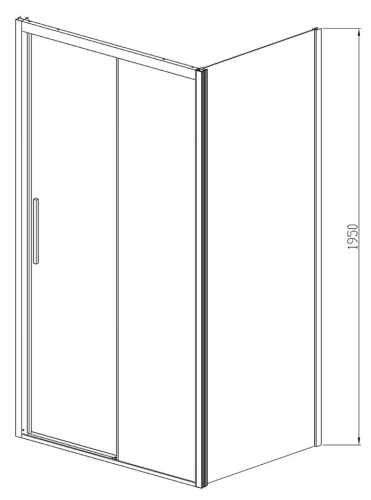 Душевой уголок Vincea Soft VSR-3SO9015CLGM