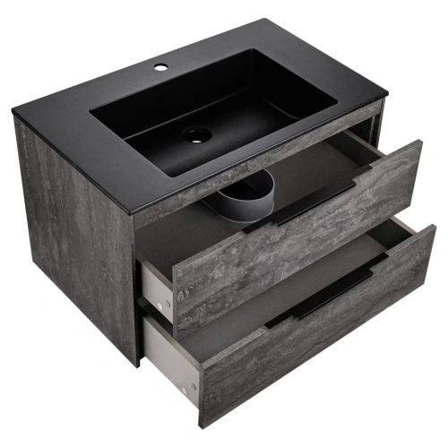 Тумба подвесная Vincea Chiara 2D 800 G.Stone VMC-2C2800GS